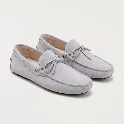 Scarpe da guida in suede per uomo