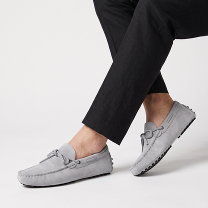 Scarpe da guida in suede per uomo