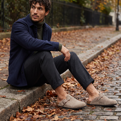 Zoccoli Slip-On con Cinturino per Uomo