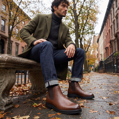 Stivali Chelsea da Uomo Slip-On