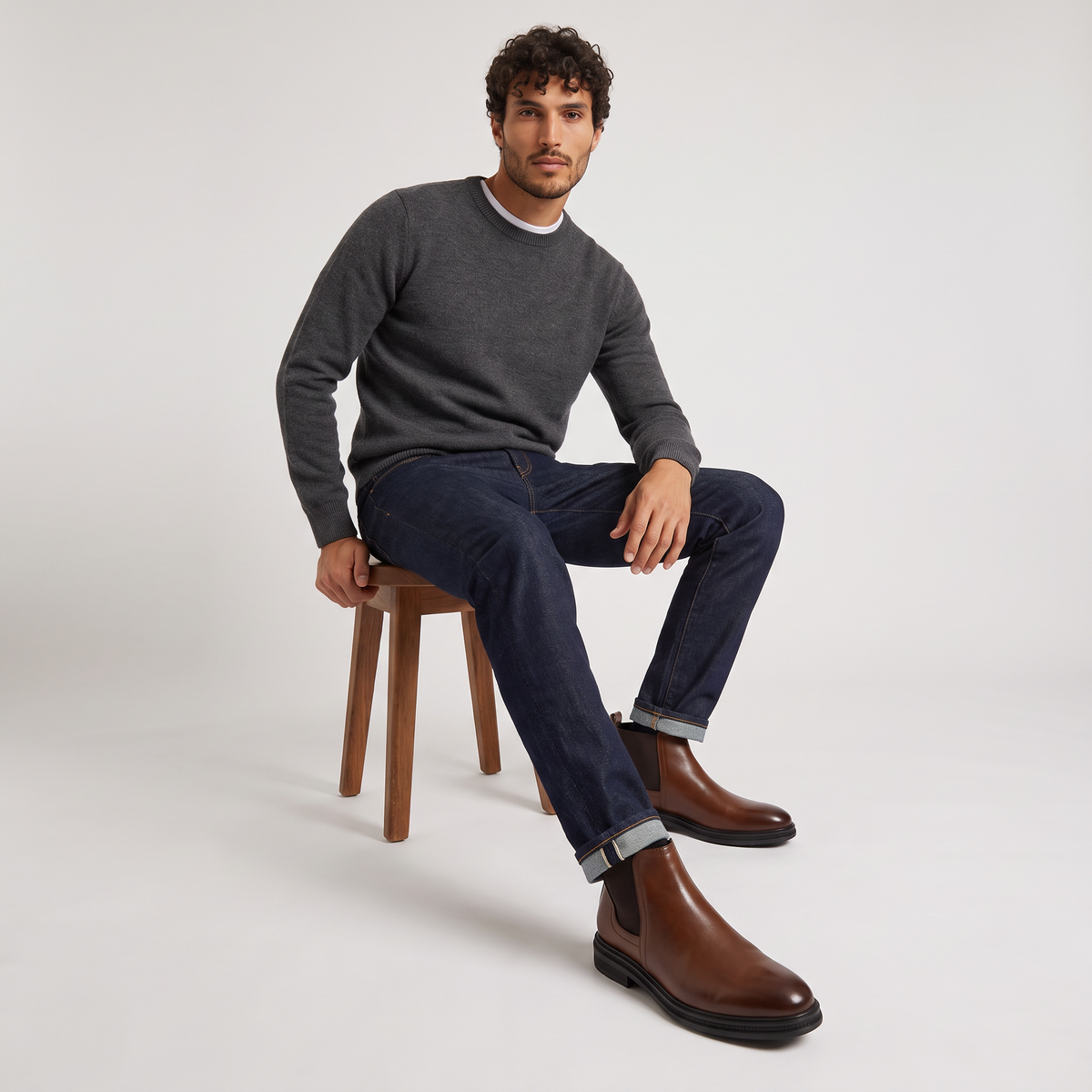 Stivali Chelsea da Uomo Slip-On