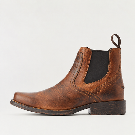 Stivali Chelsea Western Distressed da Uomo