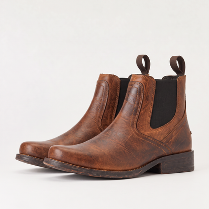 Stivali Chelsea Western Distressed da Uomo
