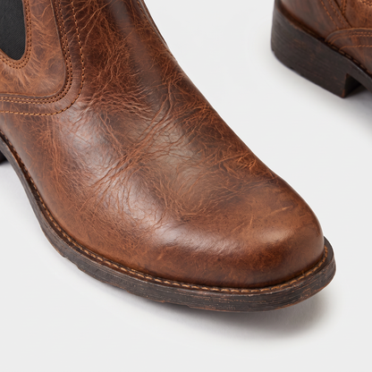 Stivali Chelsea Western Distressed da Uomo