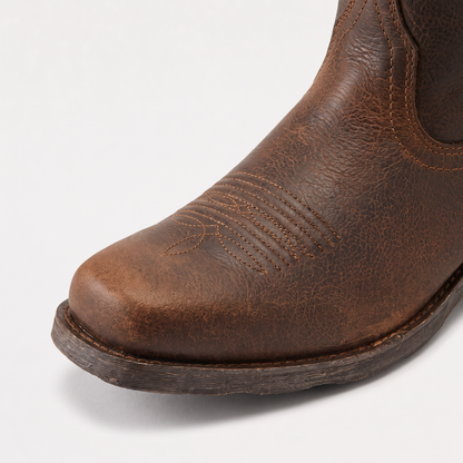 Stivali Western Distressed da Uomo
