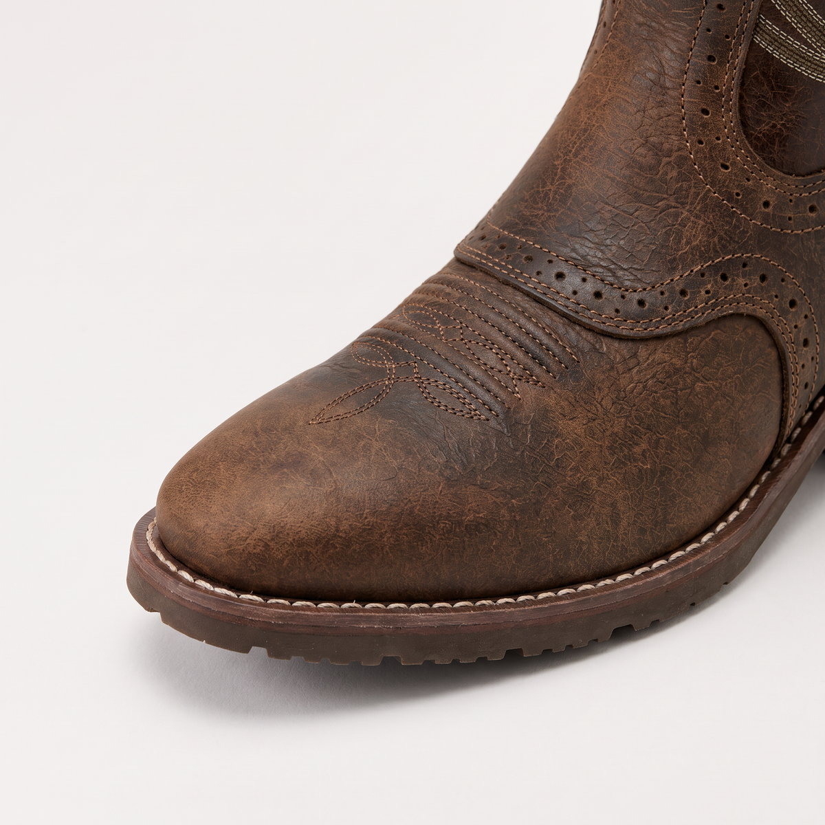 Stivali da Cowboy Western Ricamati Classici da Uomo