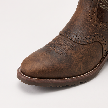 Stivali da Cowboy Western Ricamati Classici da Uomo