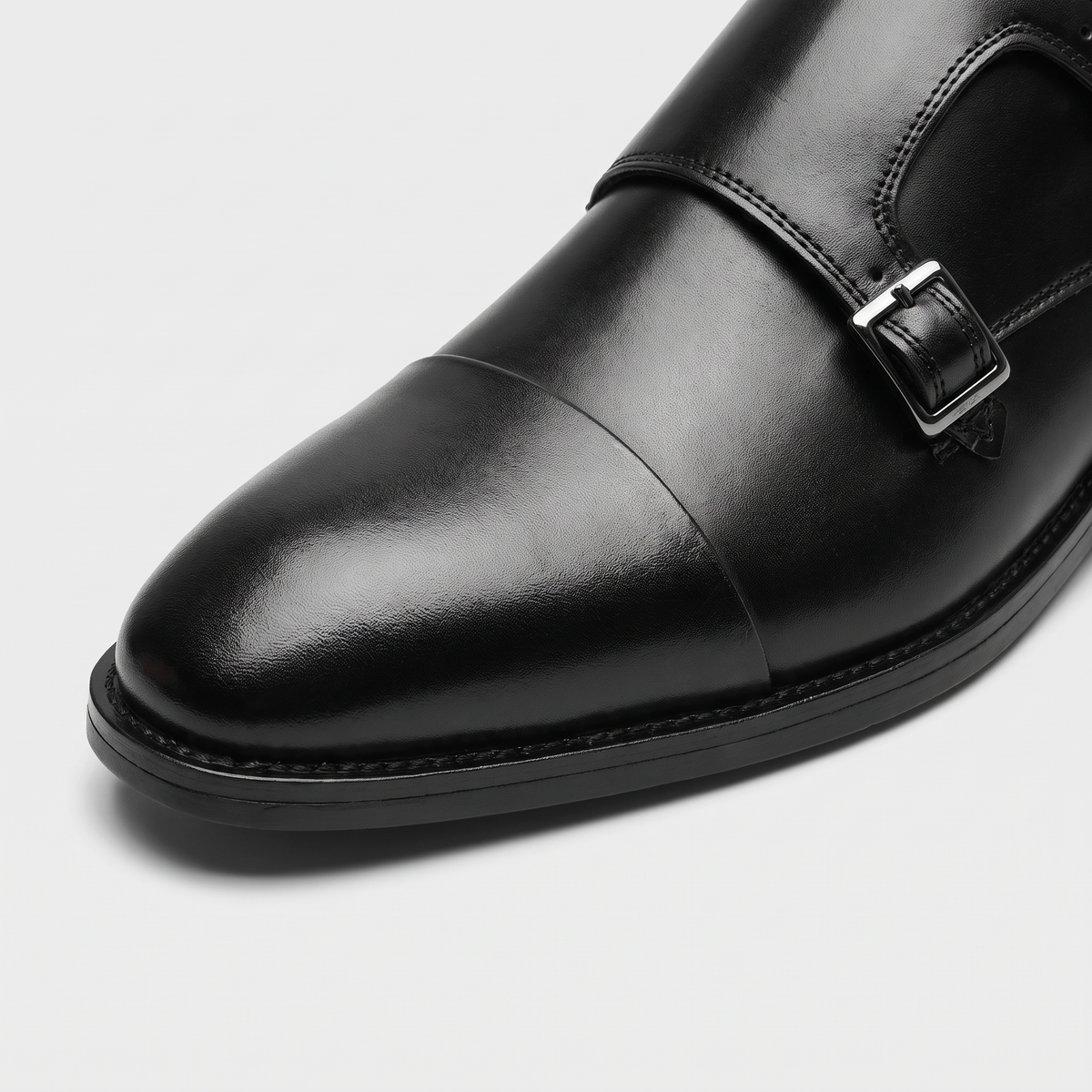 Scarpe da uomo con doppia fibbia