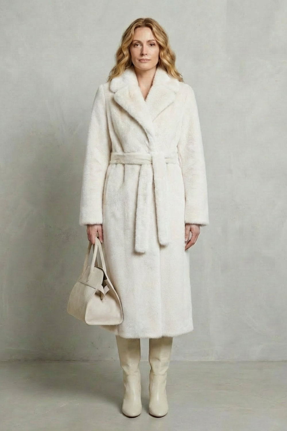 Carlotta | Cappotto Lungo Oversize in Pelliccia Sintetica