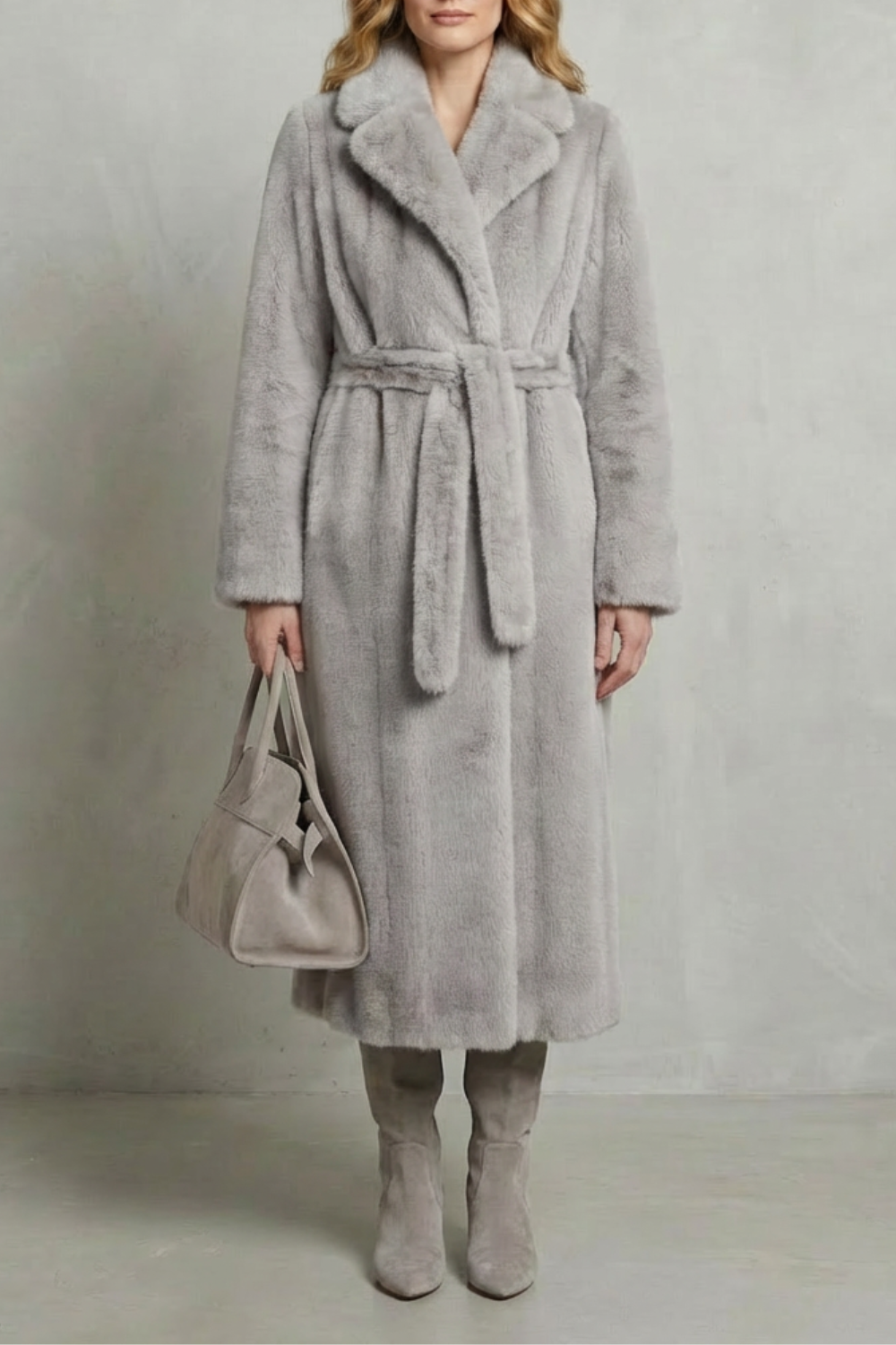 Carlotta | Cappotto Lungo Oversize in Pelliccia Sintetica