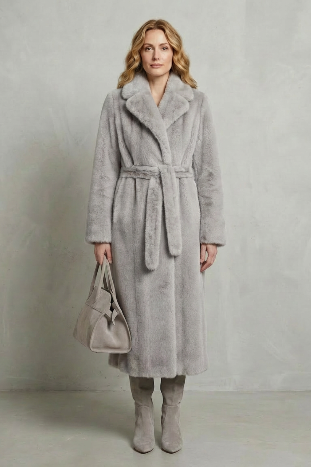 Carlotta | Cappotto Lungo Oversize in Pelliccia Sintetica