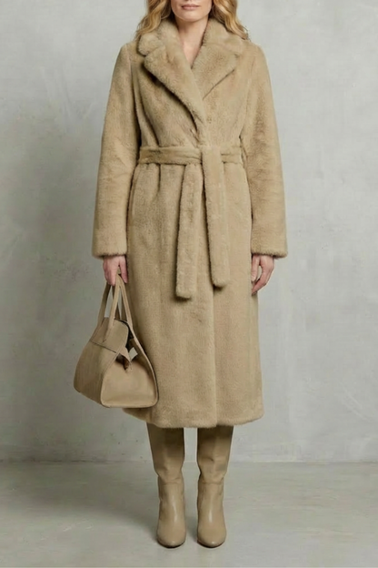 Carlotta | Cappotto Lungo Oversize in Pelliccia Sintetica