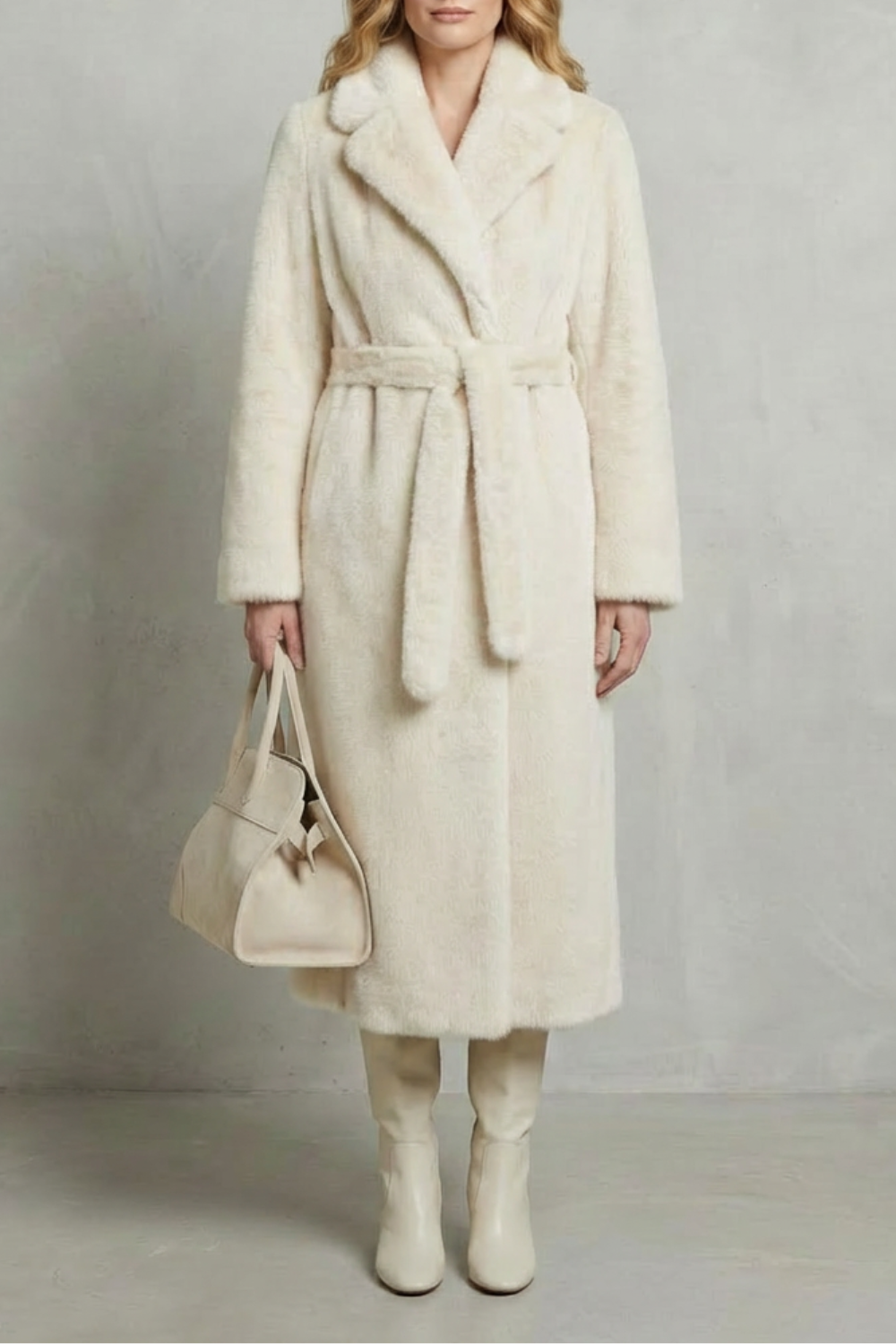 Carlotta | Cappotto Lungo Oversize in Pelliccia Sintetica