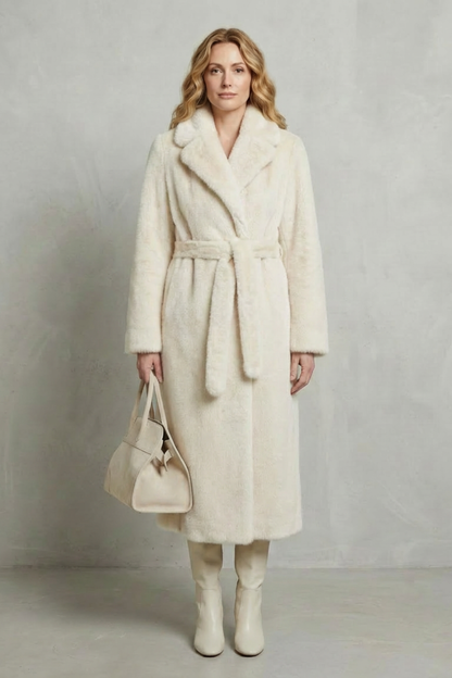Carlotta | Cappotto Lungo Oversize in Pelliccia Sintetica