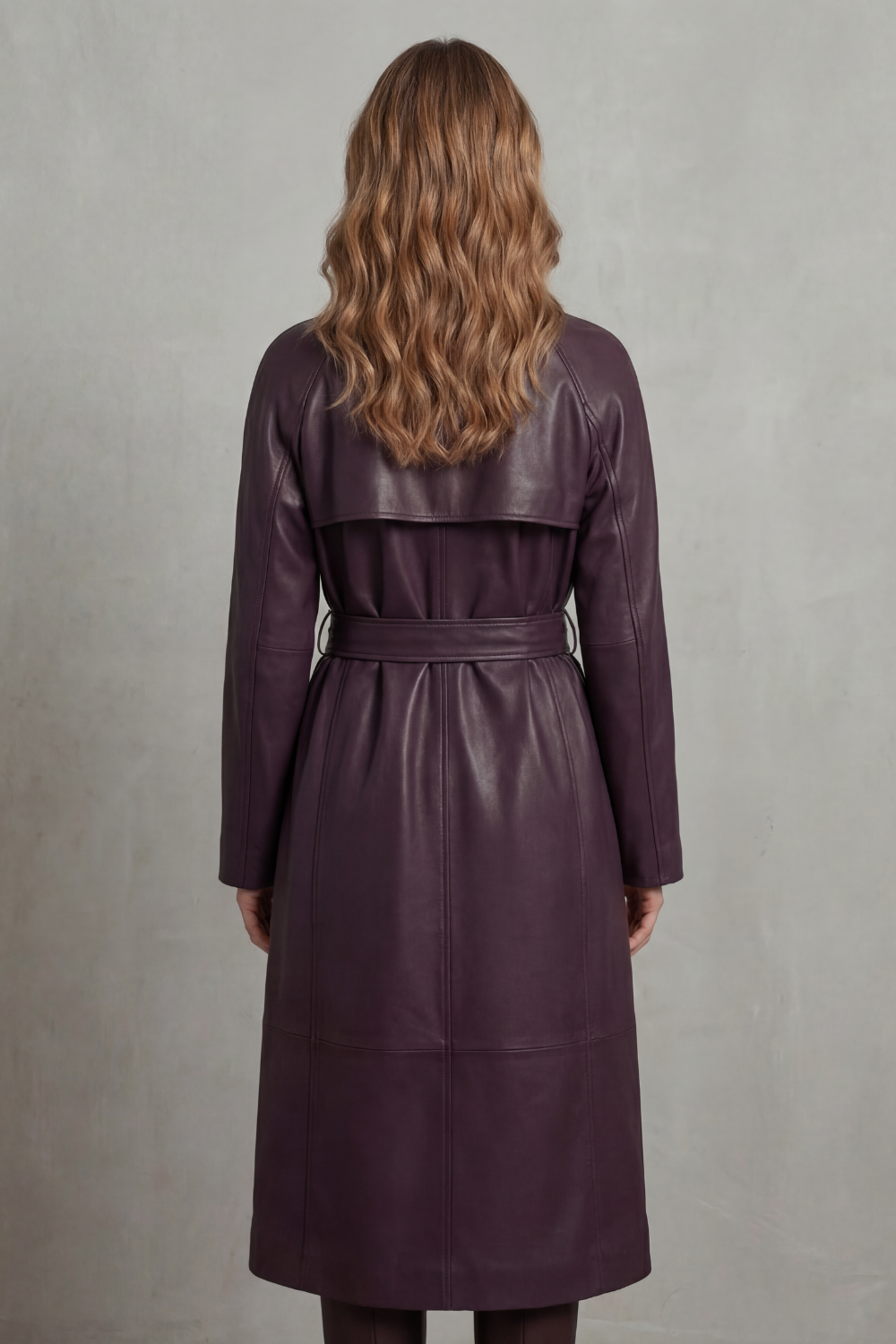 Monica | Trench in Ecopelle con Vita Segnata
