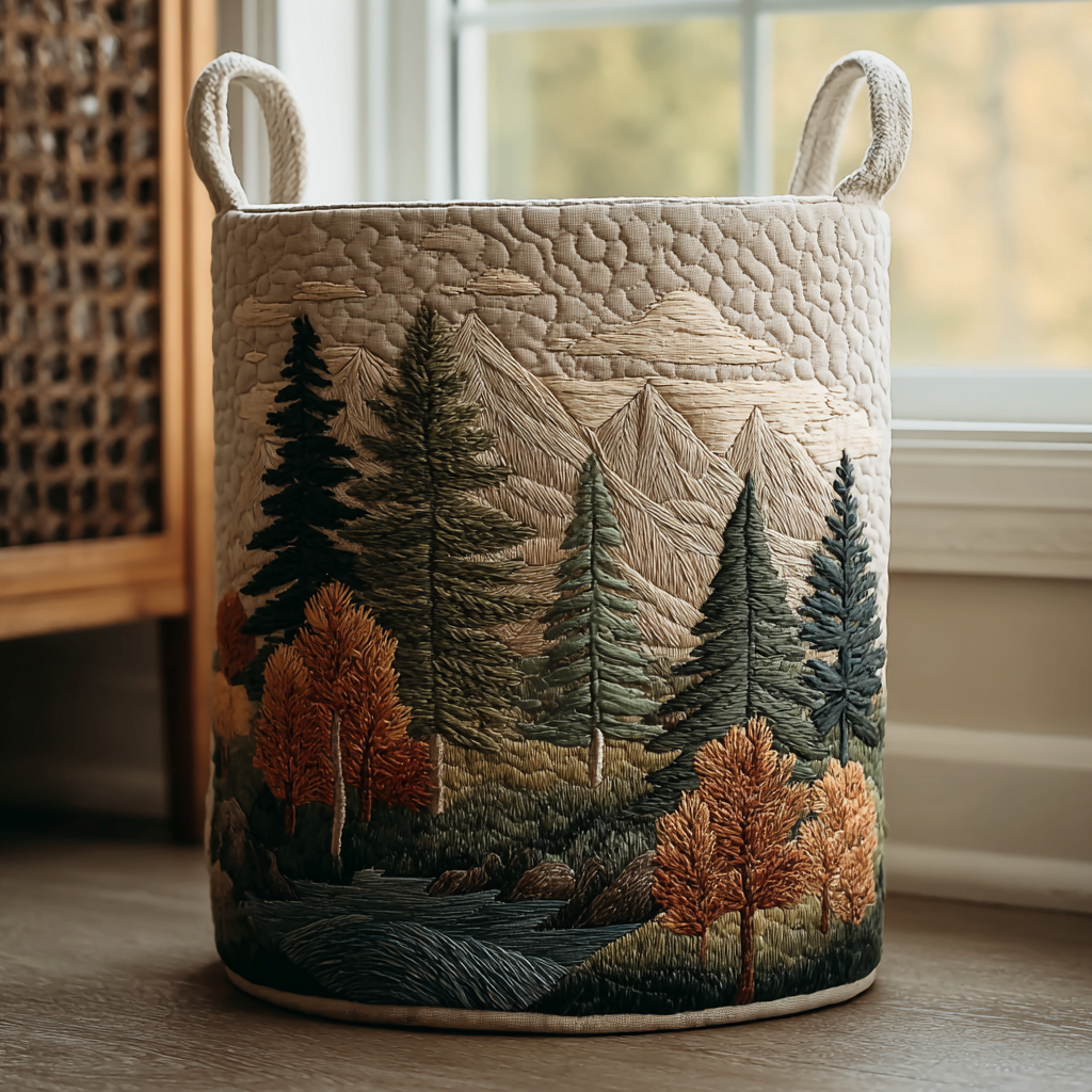 Evie | Cesto per la biancheria Forestale
