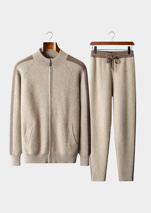 Set da tempo libero in Cashmere Premium Sand Torino