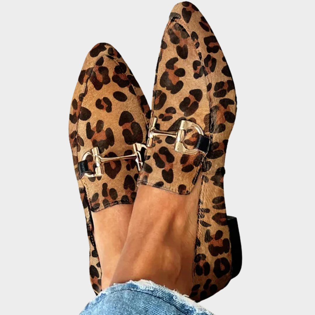 Gia - Eleganti Mocassini Leopardo
