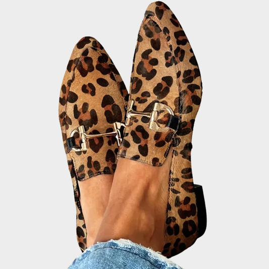 Gia - Eleganti Mocassini Leopardo