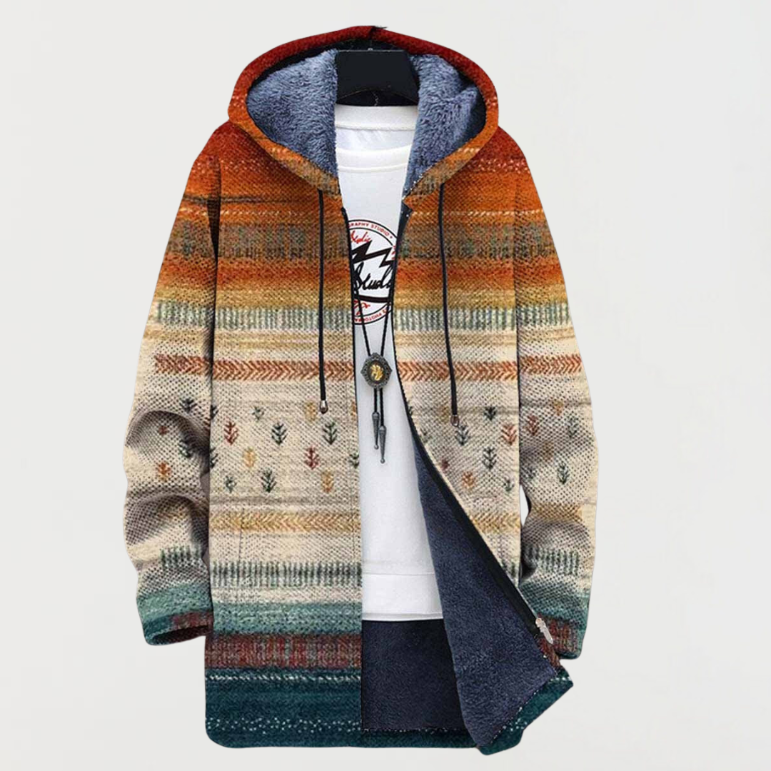 Deirdre - Cappotto a Strisce Autunnali