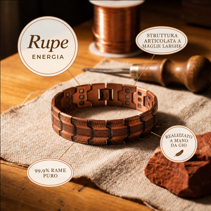 Bracciale in Rame Crag di Gio