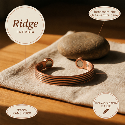 Bracciale in Rame Ridge di Gio