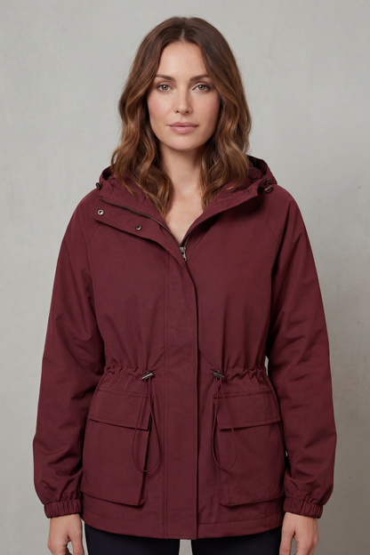 Adriana | Giacca Impermeabile Utility con Coulisse