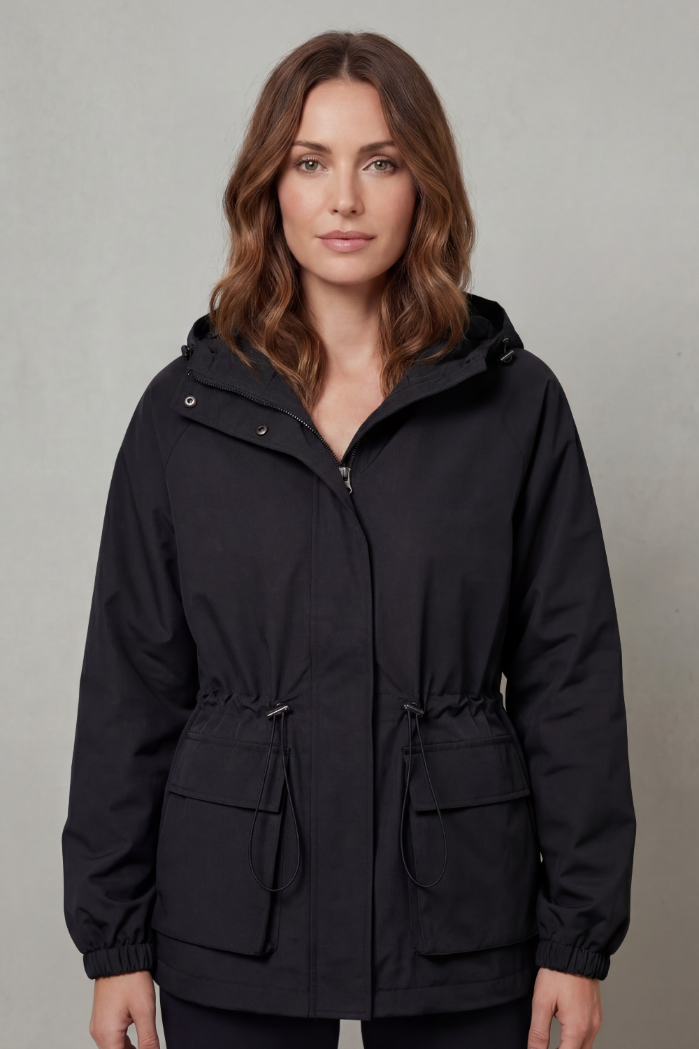 Adriana | Giacca Impermeabile Utility con Coulisse