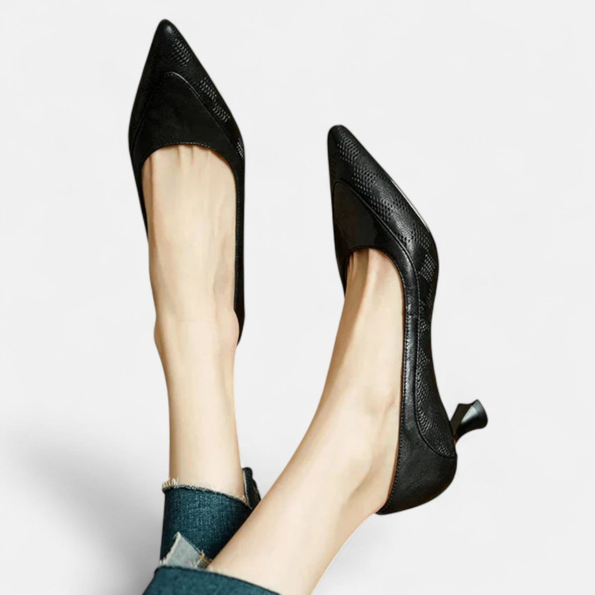 Scarpe con tacco Amara in pelle
