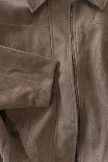 Aurelia | Bomber in Suede dal Volume Scolpito