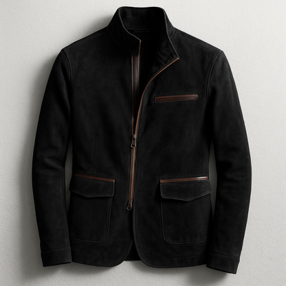 Alessandro - Giacca in Pelle Scamosciata