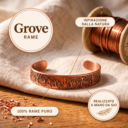 Bracciale in Rame Grove di Gio