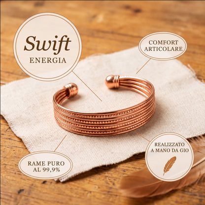 Bracciale in Rame Veloce di Gio