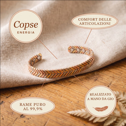 Bracciale in Rame di Gio