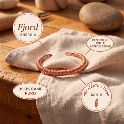 Bracciale in Rame del Fiordo di Gio