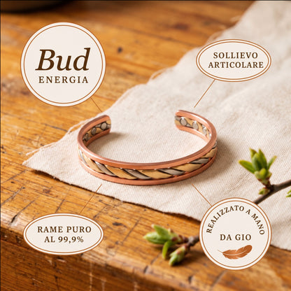 Bracciale in Rame Bud di Gio