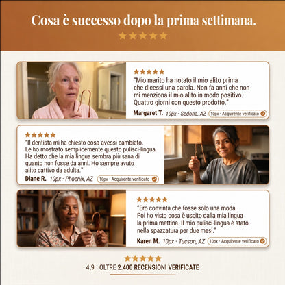 Raschietto per Lingua in Rame Puro