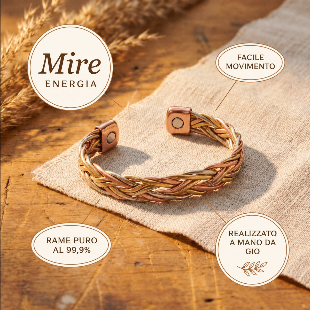 Bracciale in Rame di Gio