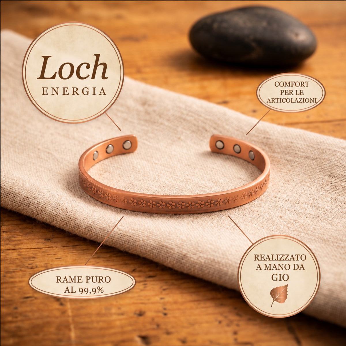 Bracciale in Rame di Gio