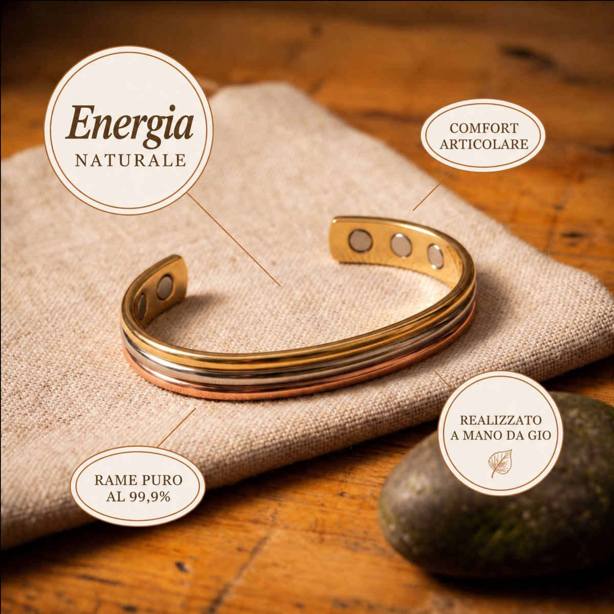 Bracciale in Rame di Gio