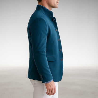 Marzio | Blazer moderno con collo alla coreana