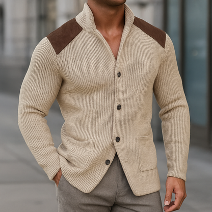 Stefano | Blazer in maglia testurizzata