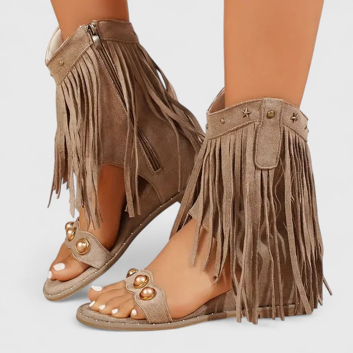 Eira - Sandali Frangia Chic