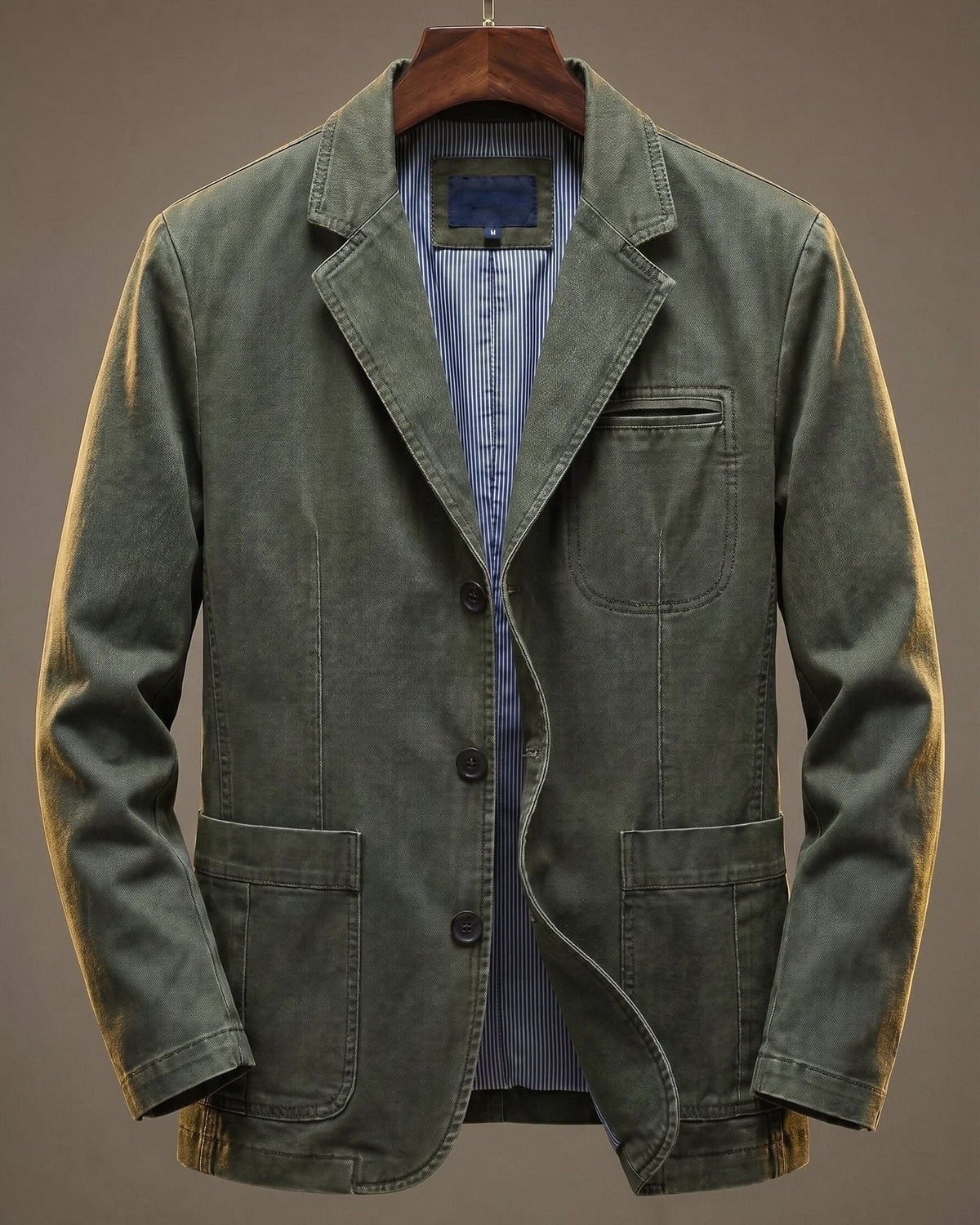Nicola | Blazer in denim lavato dallo stile moderno