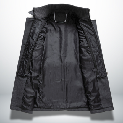 Leonardo | Cappotto in Misto Lana Collo a Revers