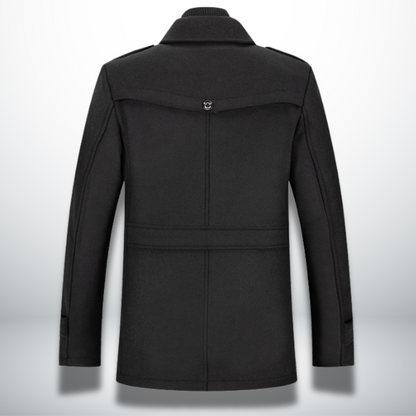 Leonardo | Cappotto in Misto Lana Collo a Revers