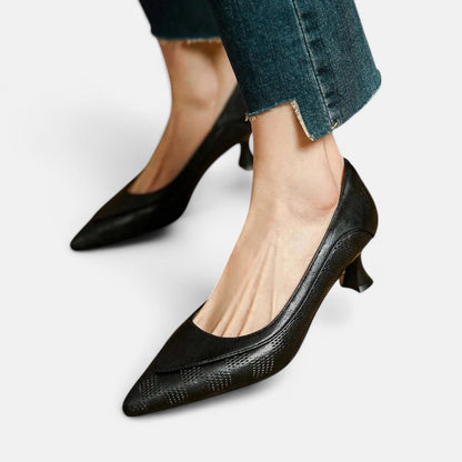 Scarpe con tacco Amara in pelle
