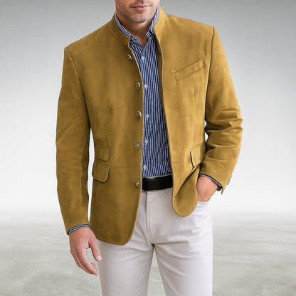 Marzio | Blazer moderno con collo alla coreana