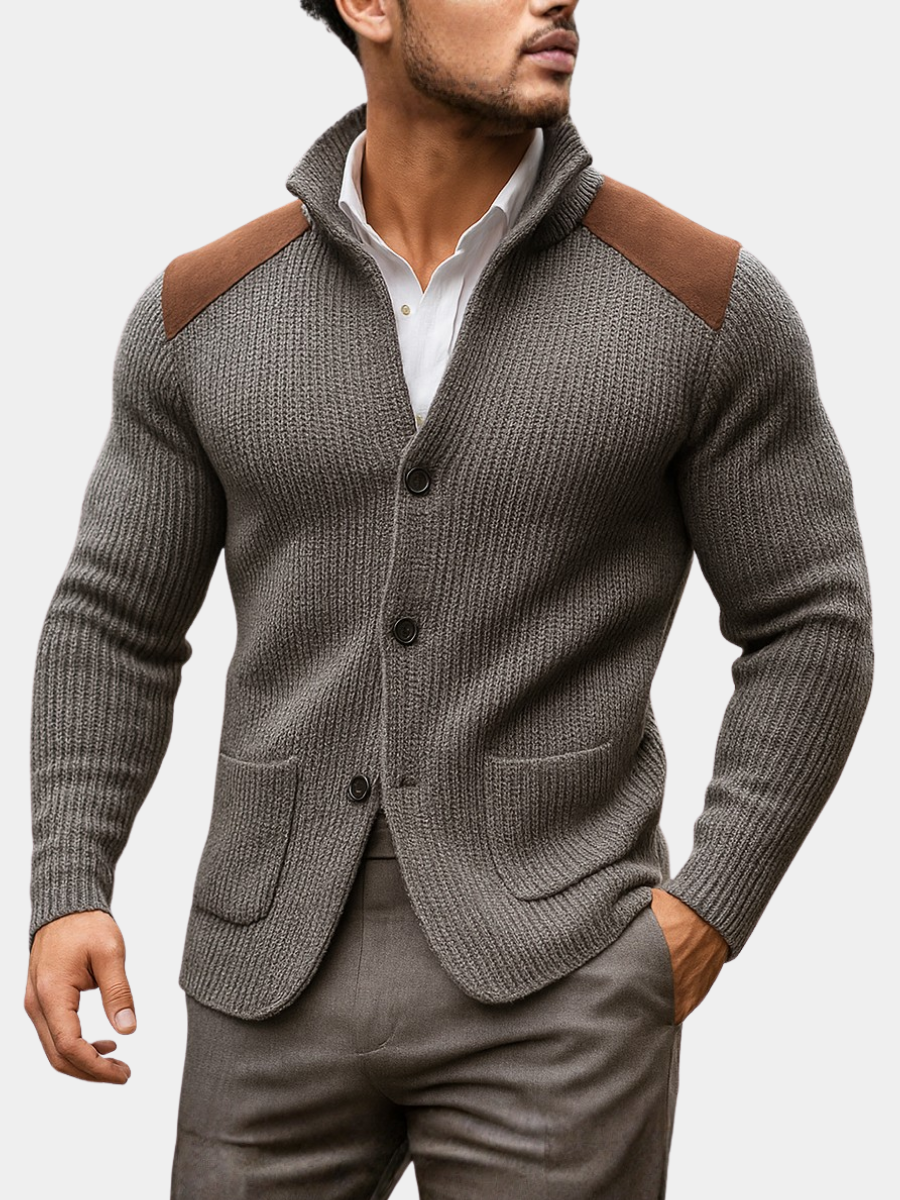 Stefano | Blazer in maglia testurizzata