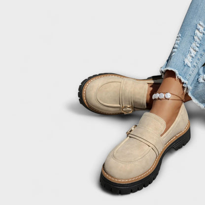 Lora™ | Slip-On Casual con Punta Rotonda